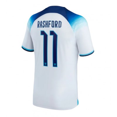 Moški Nogometni dresi Anglija Marcus Rashford #11 Domači SP 2022 Kratek Rokav